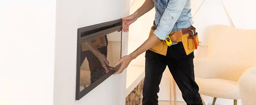 Metal Fireplace Installation in San Juan, Texas