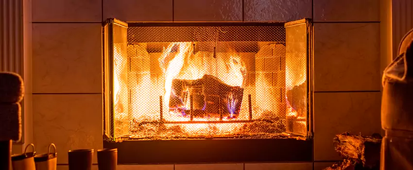 Mendota Hearth Landscape Fireplace Installation in San Juan, Texas