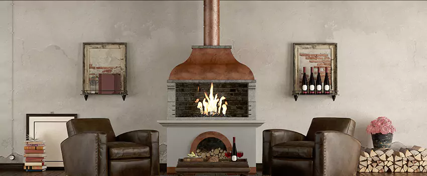 Thelin Hearth Products Providence Pellet Insert Fireplace Installation in San Juan, TX